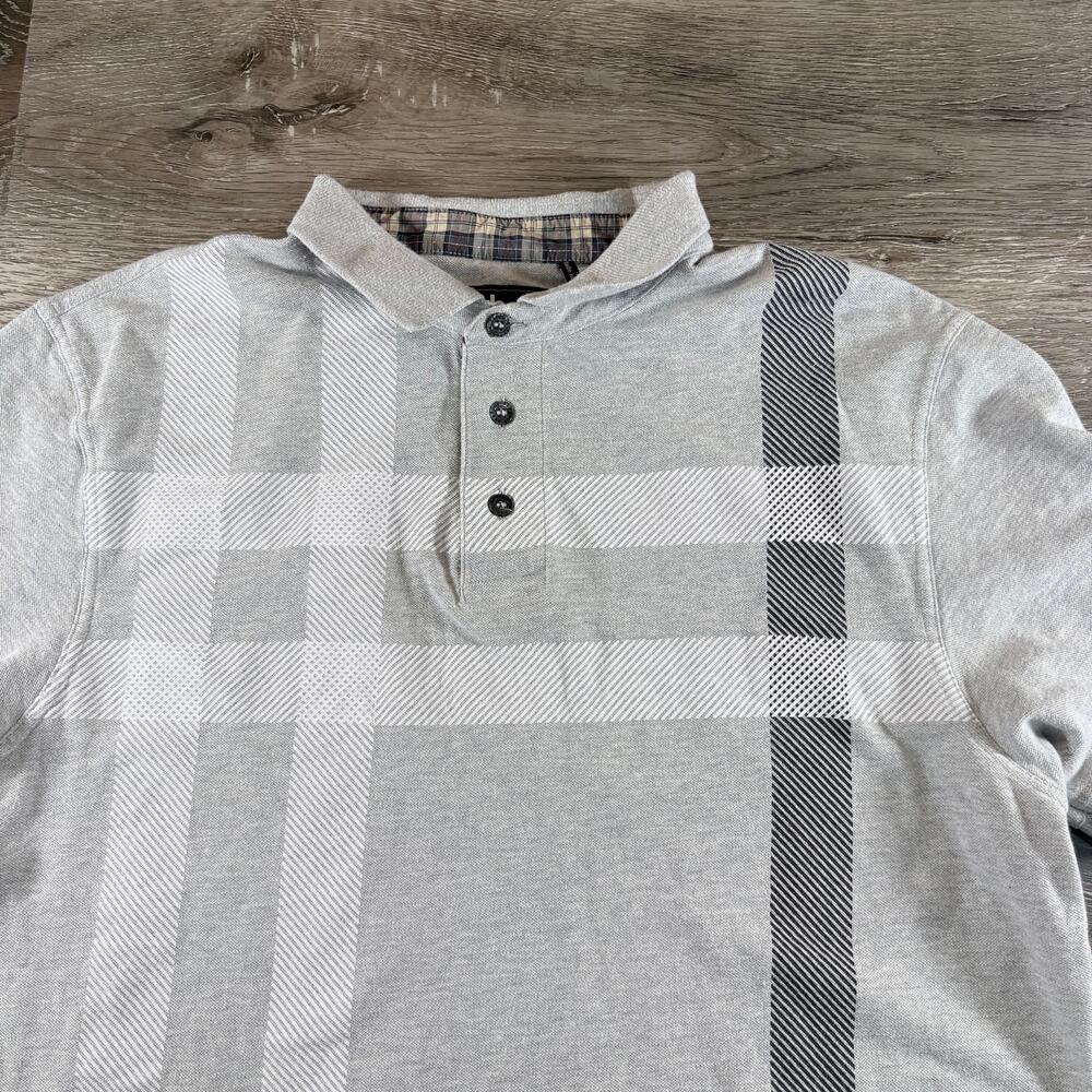 Barbour Blaine Tartan Short-Sleeved‎ Polo Shirt Size XL